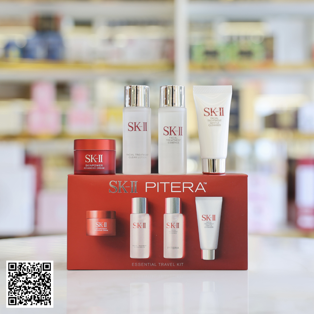 Bộ Dưỡng Da Mini SK-II Pitera Essential Travel Kit Từ Nhật Bản