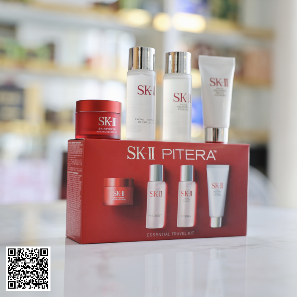 Bộ Dưỡng Da Mini SK-II Pitera Essential Travel Kit Từ Nhật Bản