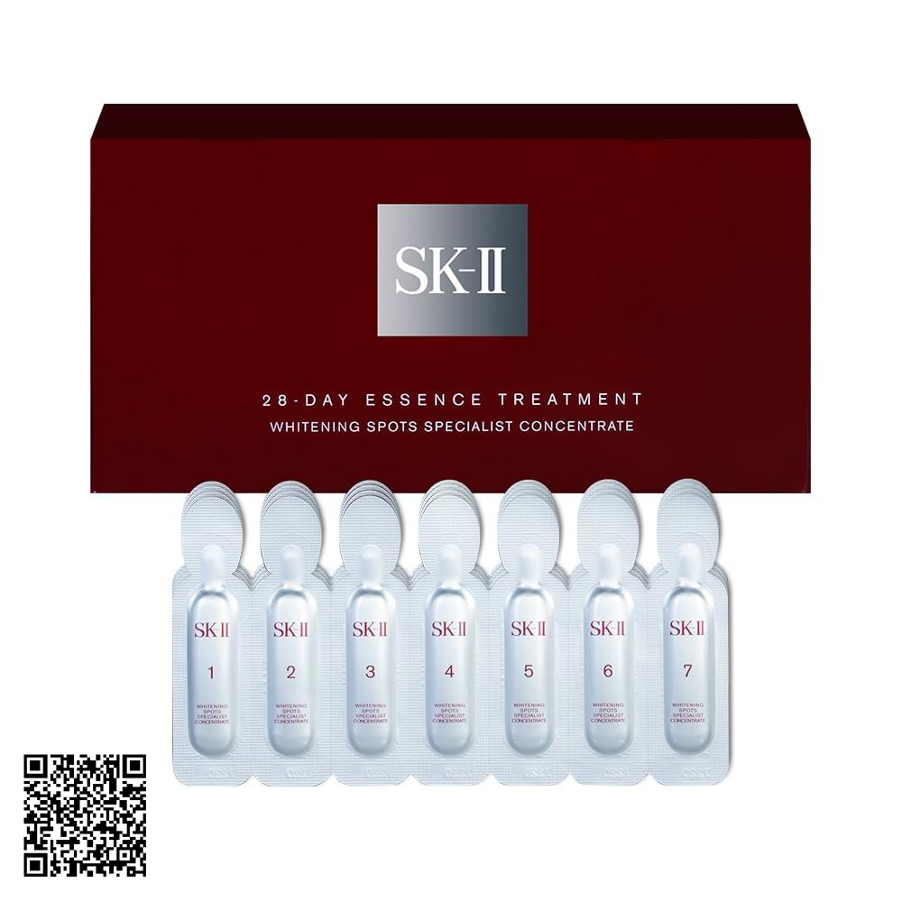 Bộ trị nám 28 ngày SK-II Whitening Spots Specialist Concentrate (Hộp 28 tuýp x 0.5ml)