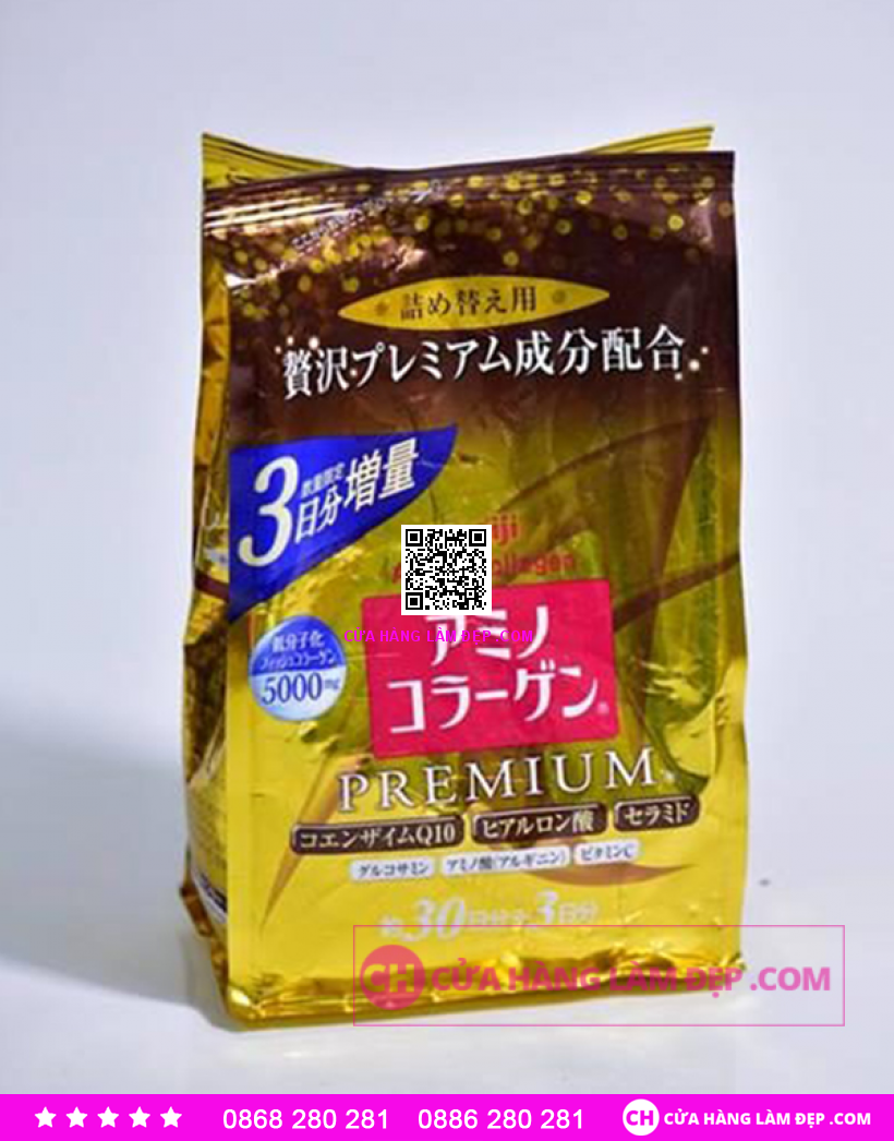 Bột Collagen Meiji Premium Dạng Gói