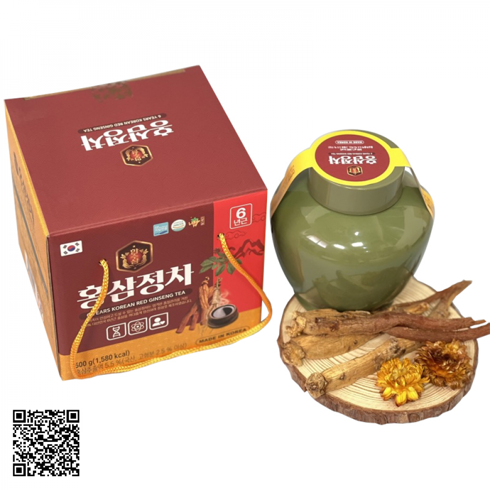 Cao Hồng Sâm 6 Years Korean Red Ginseng Tea Từ Hàn Quốc 500g