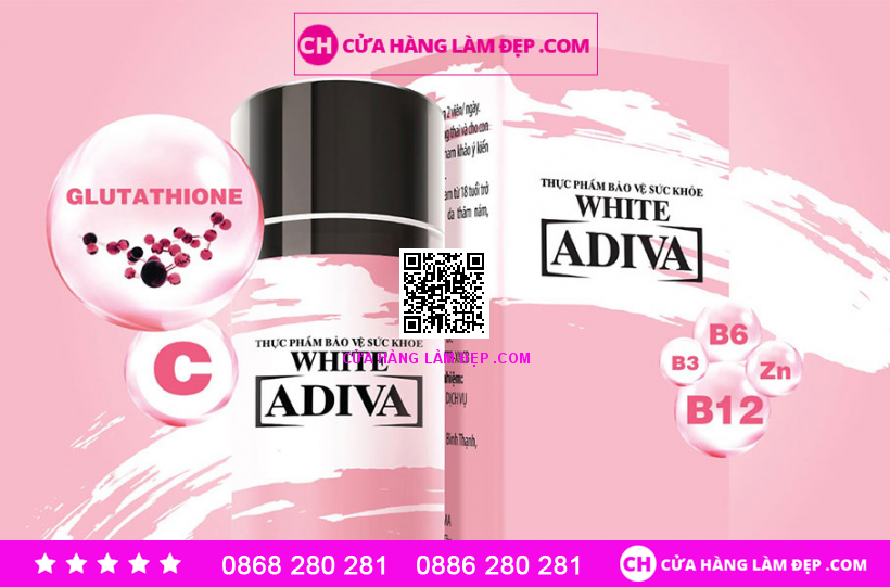 Collagen White Adiva Trắng Da Chống Nắng 2 In 1