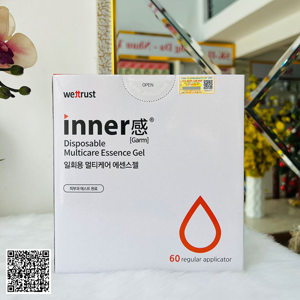 Đũa Thần Tình Yêu Inner Wettrust Innergarm Disposable Multicare Essence Gel Làm Hồng, Thơm Se Khít Của Hàn Quốc 60 Ống 