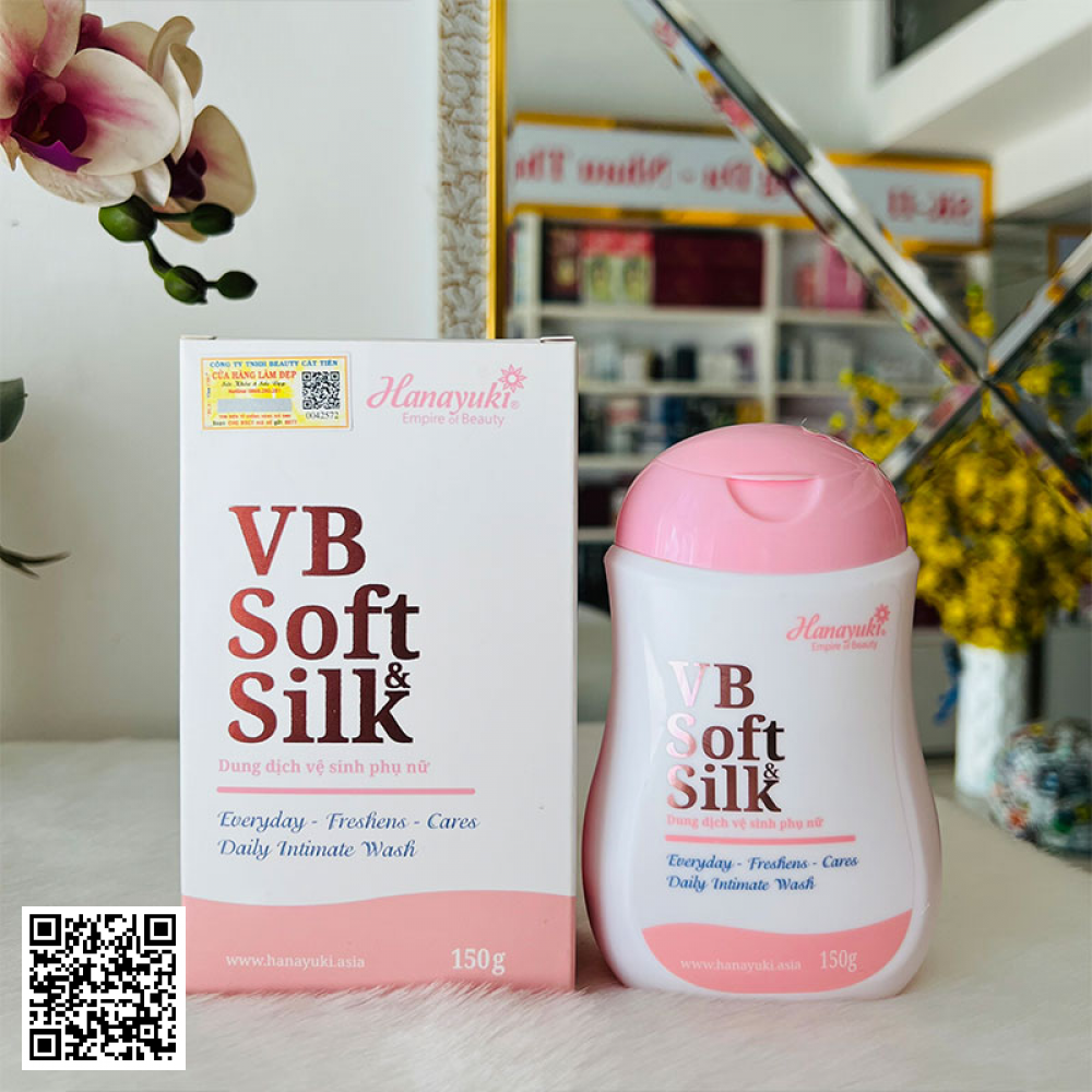 Dung Dịch Vệ Sinh Phụ Nữ VB Soft & Silk Hồng 150g