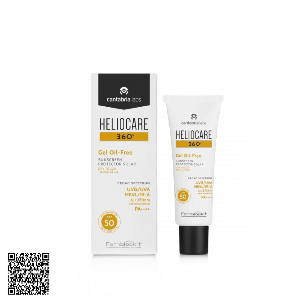 Gel  360 Gel Oil-Free SPF50 Heliocare Chống Nắng Không Nhờn Rít Cho Mọi Loại Da Của Tây Ban Nha 50ml