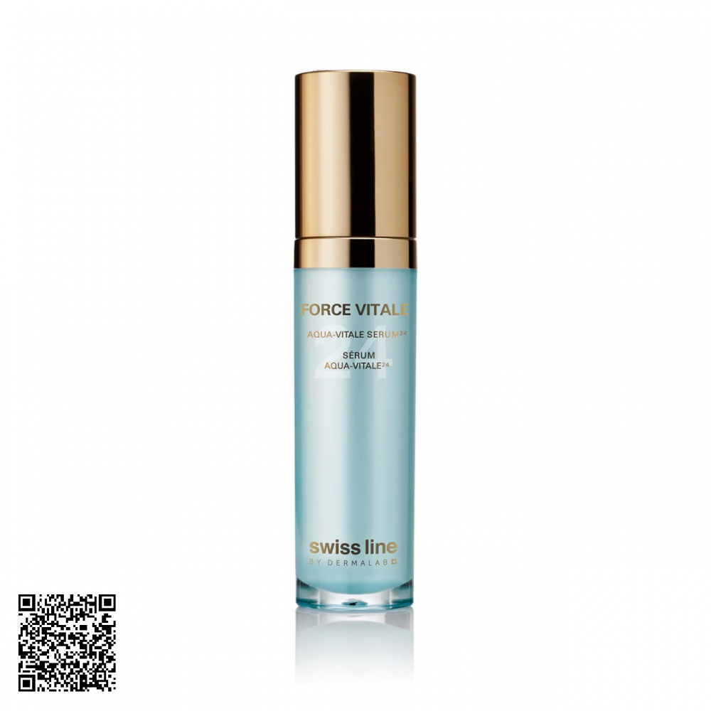 Huyết Thanh Cấp Nước Hồi Sinh Da Swissline Force Vitale Aqua-Vitale Serum 24 Từ Thuỵ Sĩ 30ml