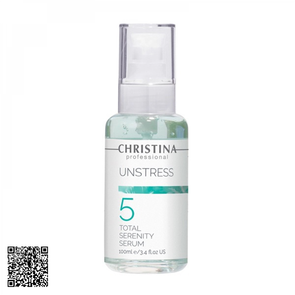 Huyết Thanh Phục Hồi Da Nhạy Cảm Christina Unstress 5 Total Serenity Serum 100ml 