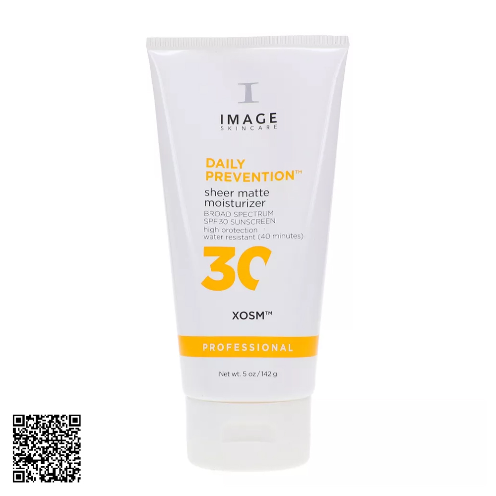 Kem Chống Nắng Kiềm Dầu Image Skincare Daily Prevention Sheer Matte Moisturizer SPF30 Từ Mỹ 142g