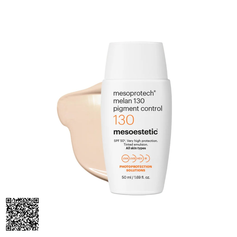 Kem Chống Nắng Ngừa Nám Mesoestetic Mesoprotech Melan 130 Pigment Control Photoprotection Solution Từ Tây Ban Nha 50ml