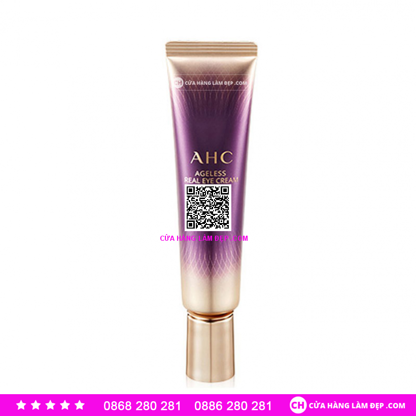 Kem Chống Nhăn Trị Thâm Quầng Mắt AHC Ultimate Real Eye Cream For Face