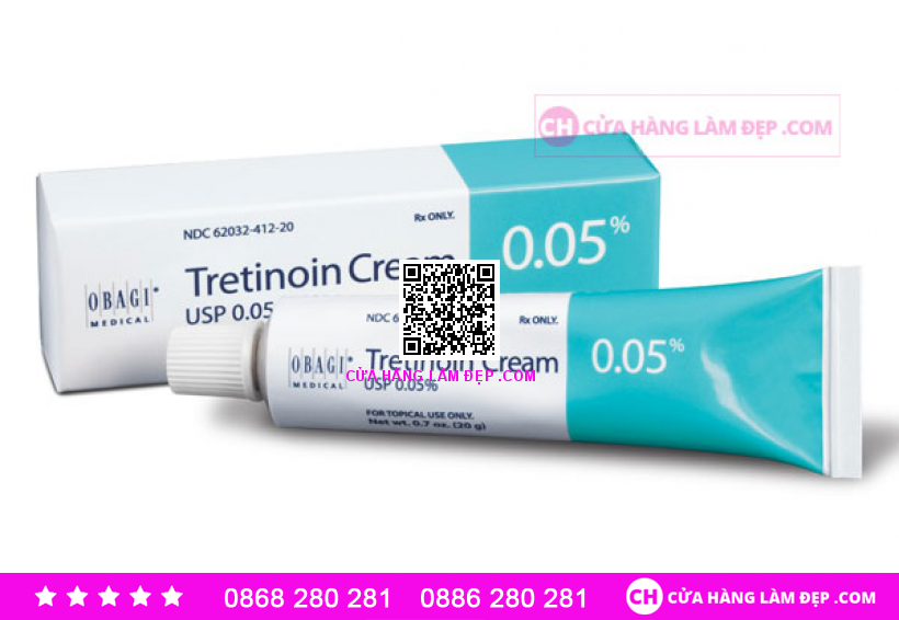 Kem Đặc Trị Mụn, Làm Sáng Da Obagi Tretinoin Cream USP 0.05%