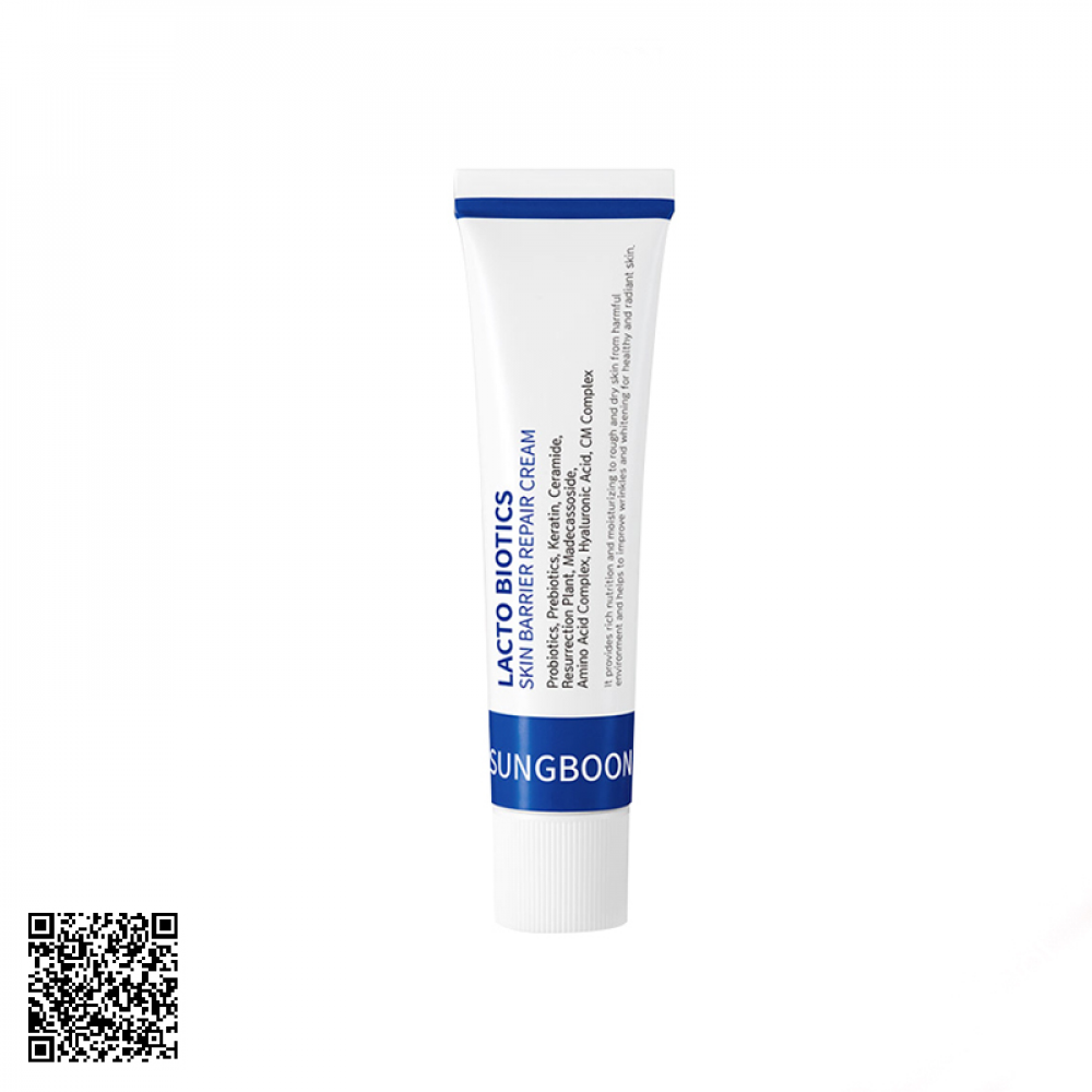 Kem Dưỡng Làm Dịu Và Cấp Ẩm Sungboon Editor Lacto Biotics Skin Barrier Repair Cream 30ml