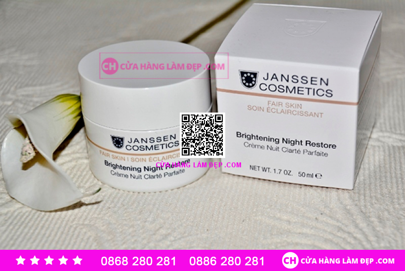 Kem Dưỡng Trắng Da Ban Đêm Janssen Fair Skin Brightening Night Restore