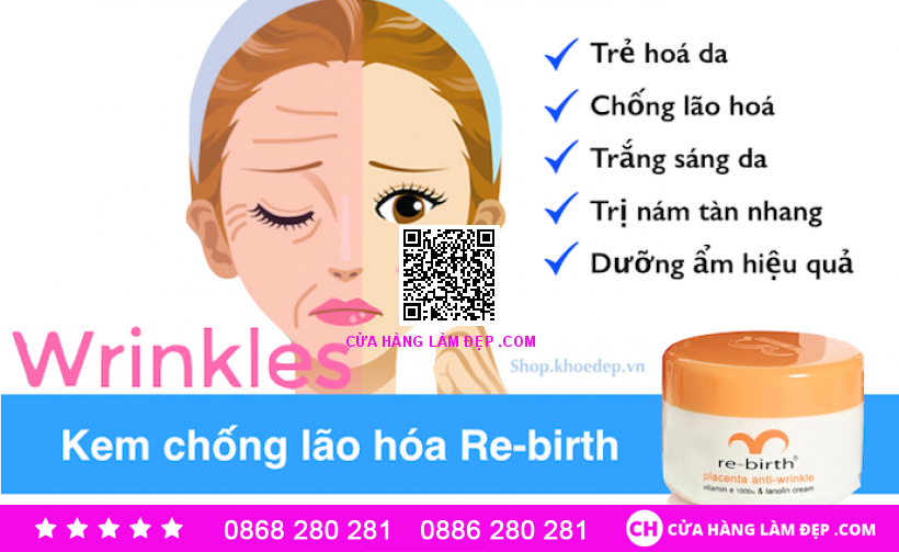 Kem Nhau Thai Cừu Chống Nhăn Chống Lão Hóa Rebirth