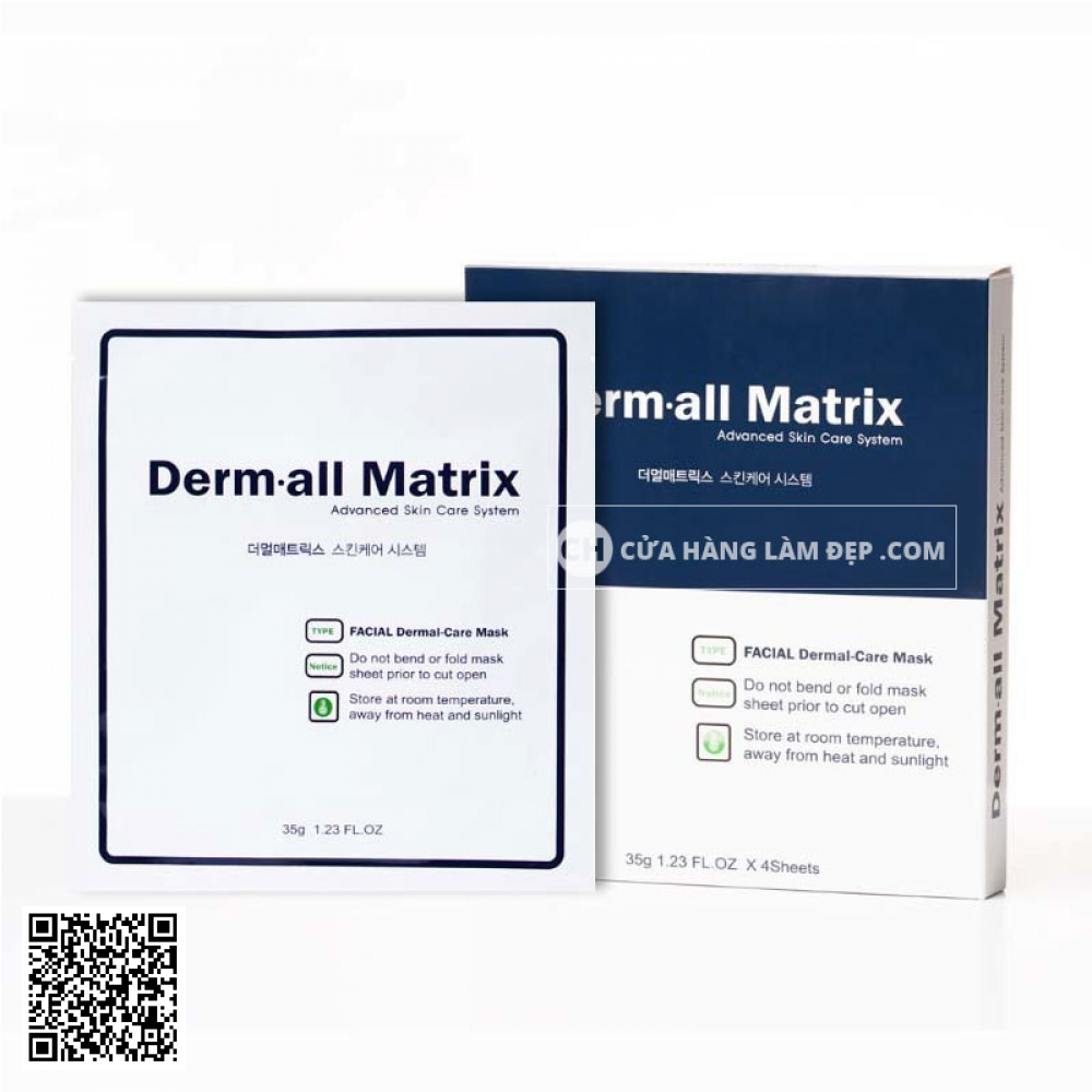 Mặt Nạ Trắng Da Chống Lão Hóa Derm-All Matrix Mask Hàn Quốc