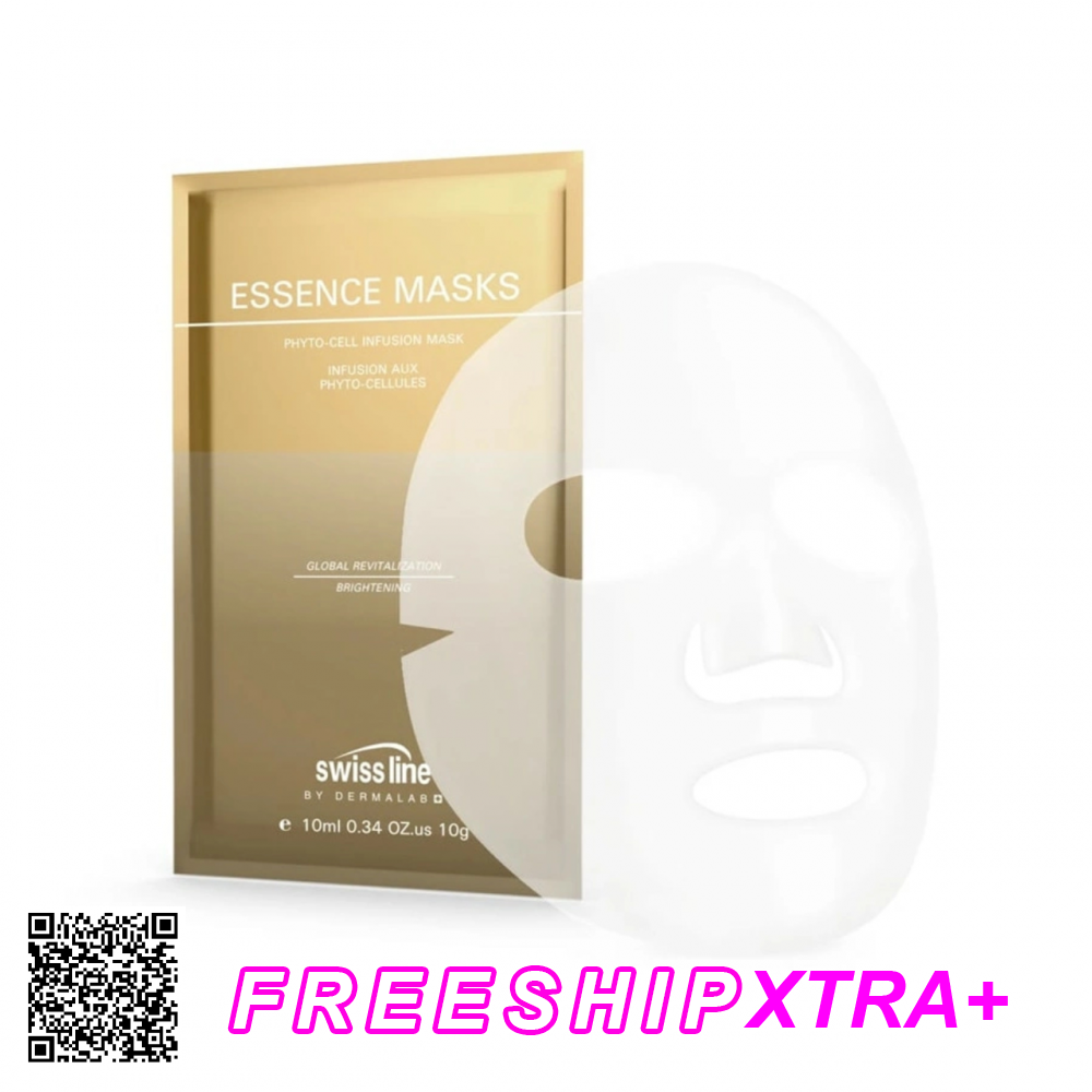 Mặt Nạ Trẻ Hóa Da Swissline Essence Masks Phyto-Cell Infusion Mask Từ Thuỵ Sĩ 10 Miếng