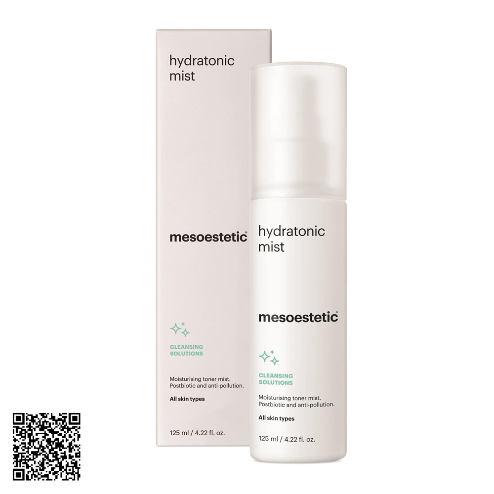 Nước Hoa Hồng Dạng Xịt Mesoestetic Cleansing Solutions Hydratonic Mist Từ Tây Ban Nha 125ml