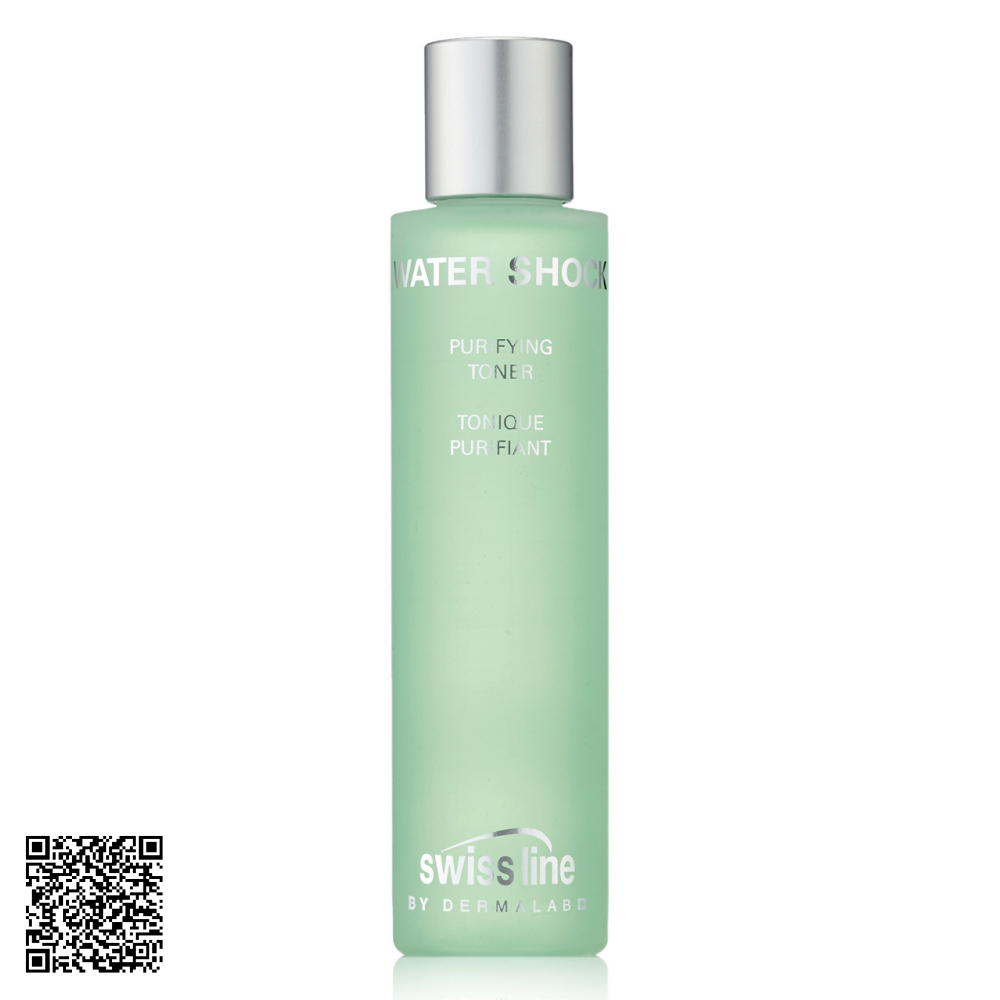 Nước Hoa Hồng Giảm Nhờn Và Tinh Khiết Da Swissline Water Shock Purifying Toner Từ Thuỵ Sĩ 160ml