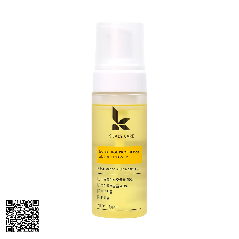 Nước Hoa Hồng Keo Ong Bakuchiol K Lady Care Từ Hàn Quốc 150ml