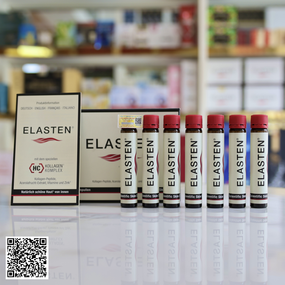 Nước Uống Collagen Hỗ Trợ Ngừa Lão Hóa Elasten Scientific Skin Care Từ Đức 7 Ống