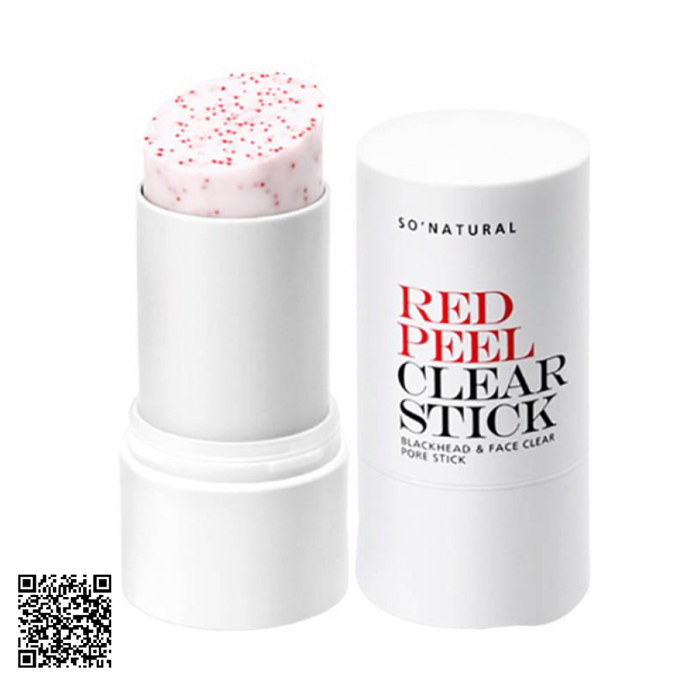 Sáp trị mụn Red Peel Clear Stick Pore Blackhead & Face SoNatural Của Hàn Quốc