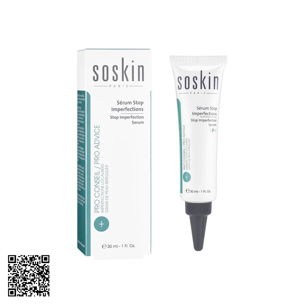 Serum Đặc Trị Mụn Soskin Stop Imperfection Serum Từ Pháp 40ml