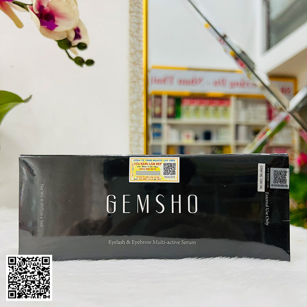 Serum Dưỡng Dài Mi Gemsho Eyelash & Eyebrow Enhancing Từ Mỹ 3ml