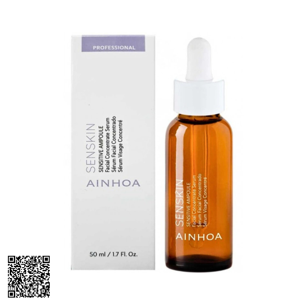 Serum Làm Dịu Và Thanh Lọc Da Ainhoa Senskin Sensitive Ampoule Facial Concentrated Serum 50ml