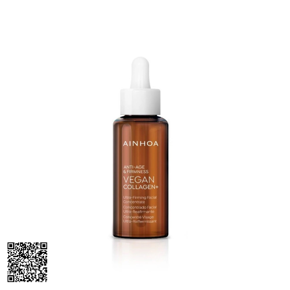 Serum Làm Sáng Da Ainhoa Vegan Collagen+ Ultra Firming Facial Concentrate Từ Tây Ban Nha 50ml