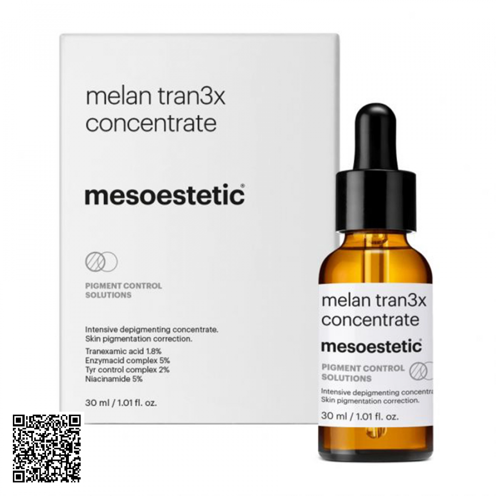 Serum Mờ Nám Mesoestetic Pigment Control Solutions Melan Tran3x Concentrate Từ Tây Ban Nha 30ml