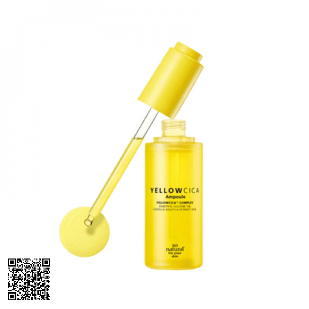 Serum Trị Mụn Yellow Cica Ampoule SoNatural Của Hàn Quốc 50ml