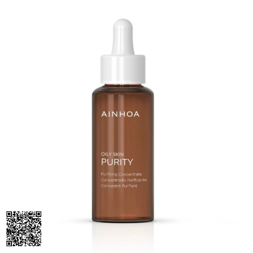 Serum Trị Mụn, Se Khít Lỗ Chân Lông, Kiềm Dầu Ainhoa Oily Skin Purity Purifying Concentrate Từ Tây Ban Nha 50ml