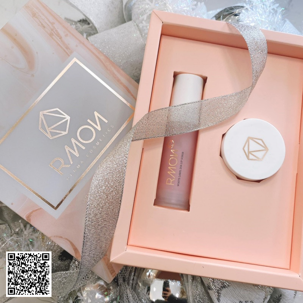 Set Tẩy Da Chết Môi Và Ủ Môi Rmon White Label Dia Lip Scrub & Lip Balm Của Hàn Quốc