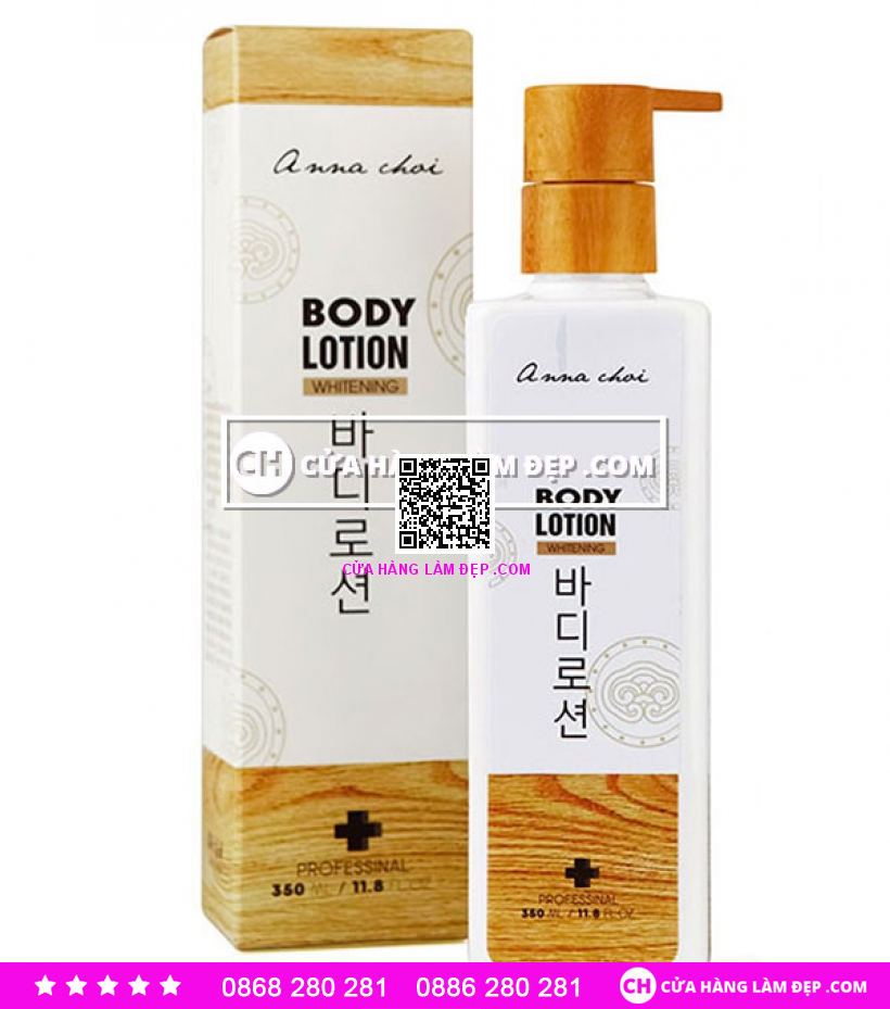 Sữa dưỡng thể Genie Anna Choi Body Lotion Whitening