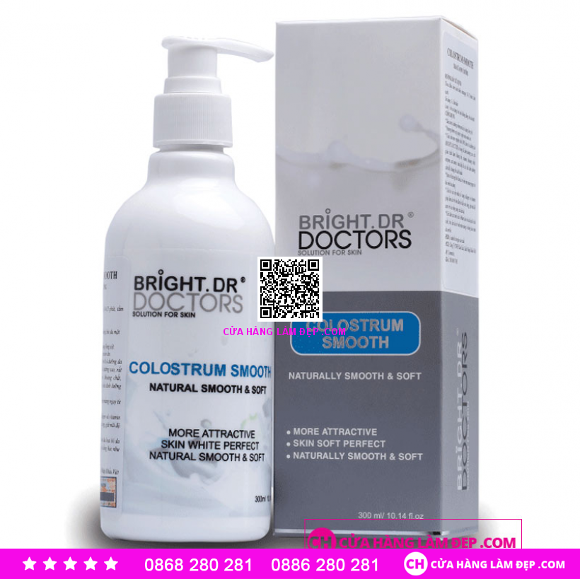 Sữa Non Ủ Dưỡng Toàn Thân Bright Doctors Colostrum Smooth