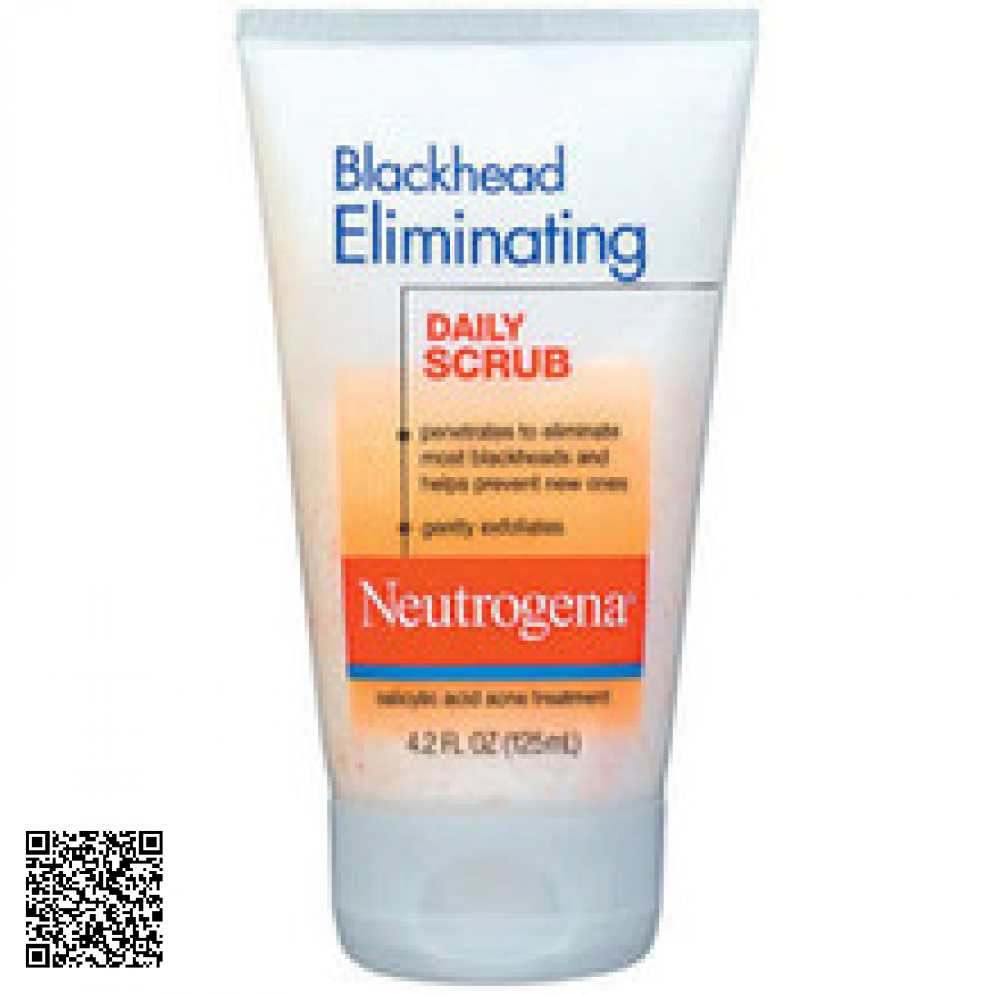 Sữa Rửa Mặt Đặc Trị Mụn Cám, Mụn Đầu Đen Neutrogena Blackhead Eliminating Daily Scrub của Mỹ