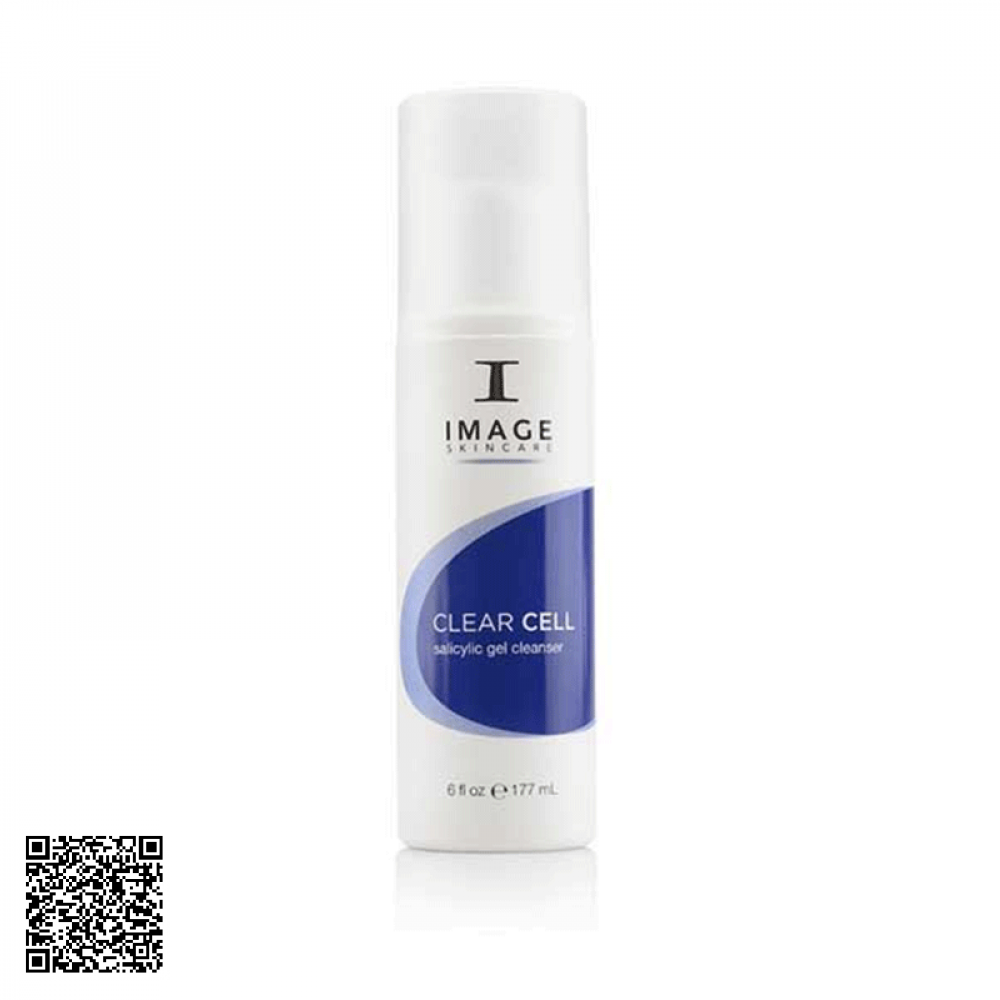 Sữa Rửa Mặt Se Khít Lỗ Chân Lông Cho Da Nhờn Image Skincare Clear Cell Salicylic Gel Cleanser 177ml