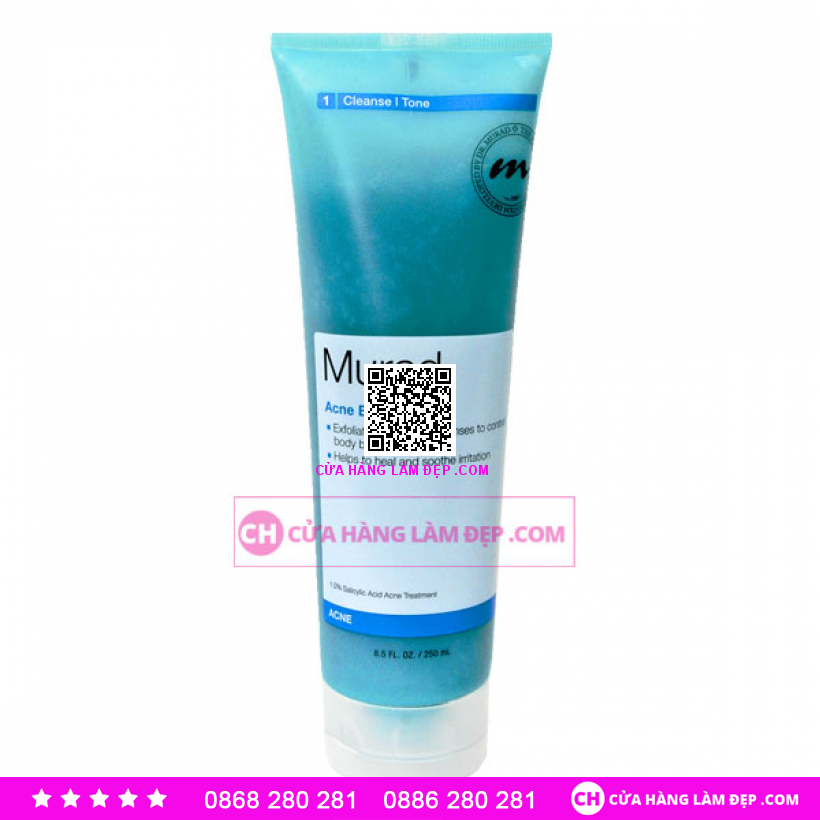 Sữa Tắm Tẩy Tế Bào Chết, Trị Mụn Toàn Thân Murad Acne Body Wash