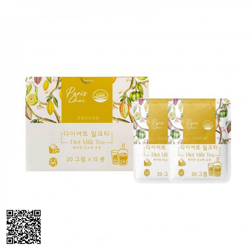 Trà Sữa Giảm Cân Paris Choi Diet Milk Tea Hàn Quốc 15 Gói