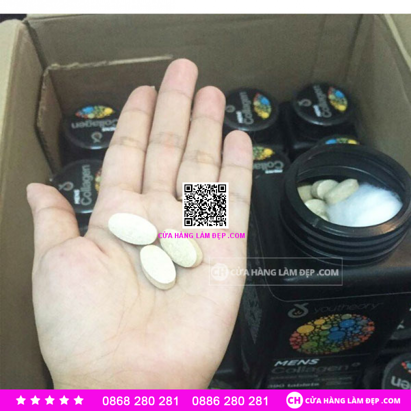 Viên uống Collagen Youtheory Mens Type 1, 2 & 3 Dành Cho Nam