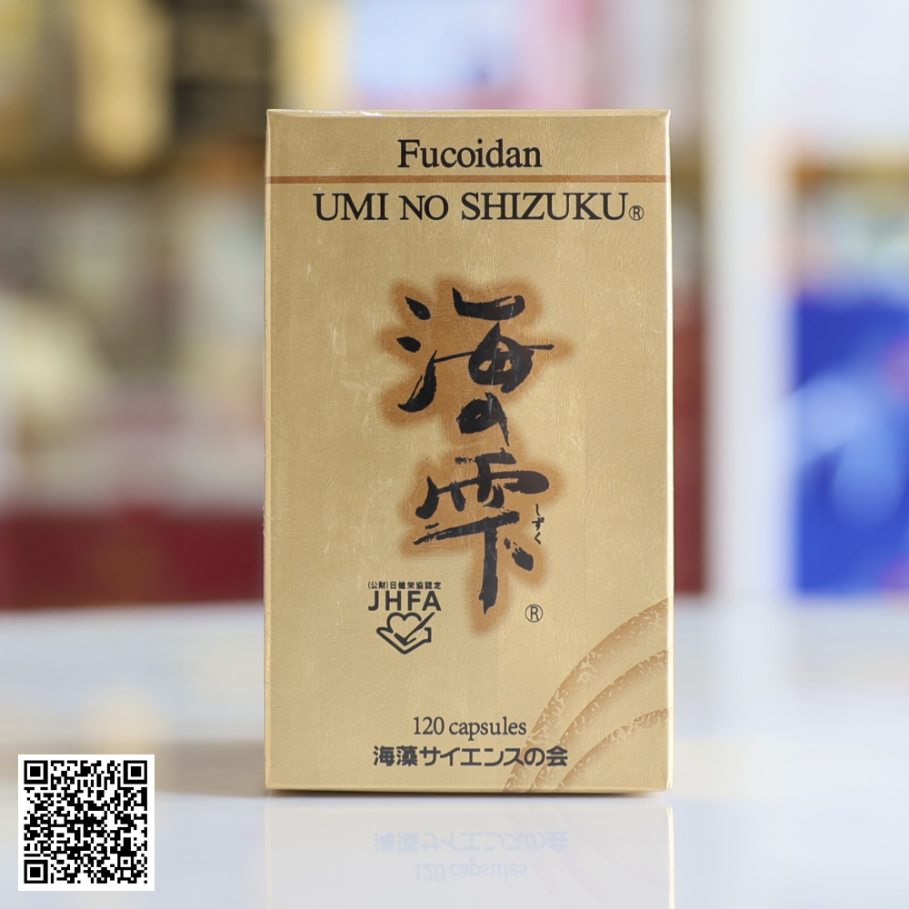 Viên Uống Fucoidan Umi No Shizuku Từ Nhật Bản 120 Viên