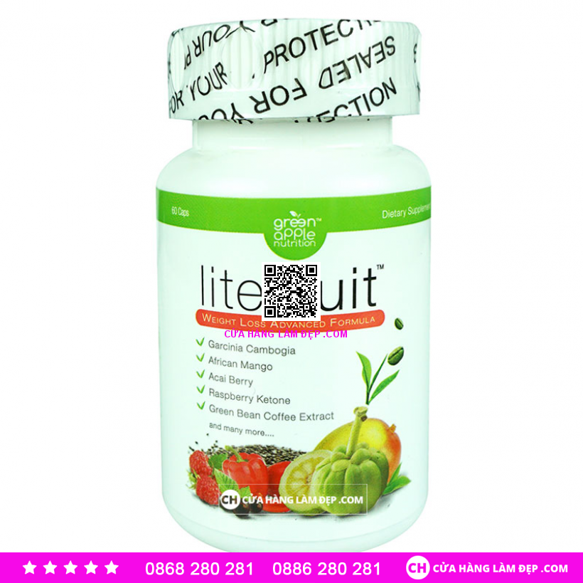 Viên Uống Giảm Cân Từ Trái Cây TPCN Lite Fruit