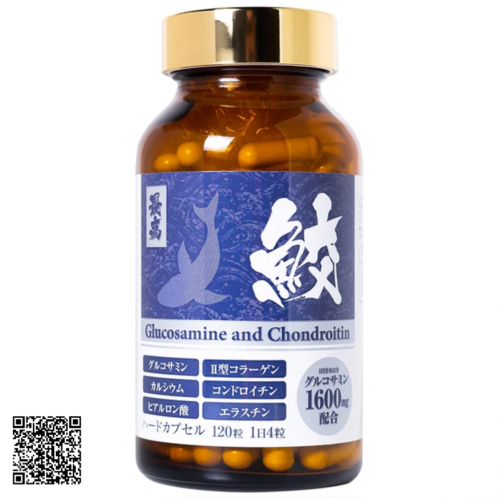 Viên Uống Glucosamine And Chondroitin Jpanwell Bổ Sung Chất Nhờn Dịch Khớp Từ Nhật Bản 120 Viên