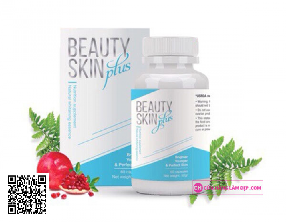 Viên Uống Trắng Da Chống Nắng Beauty Skin Plus USA Mẫu Mới 2019