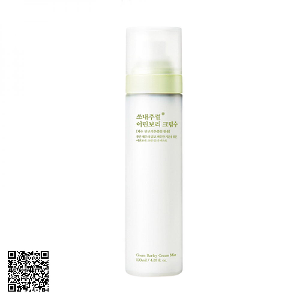 Xịt Khoáng Lúa Mạch Thuần Chay Green Barley Cream Mist Của Hàn Quốc